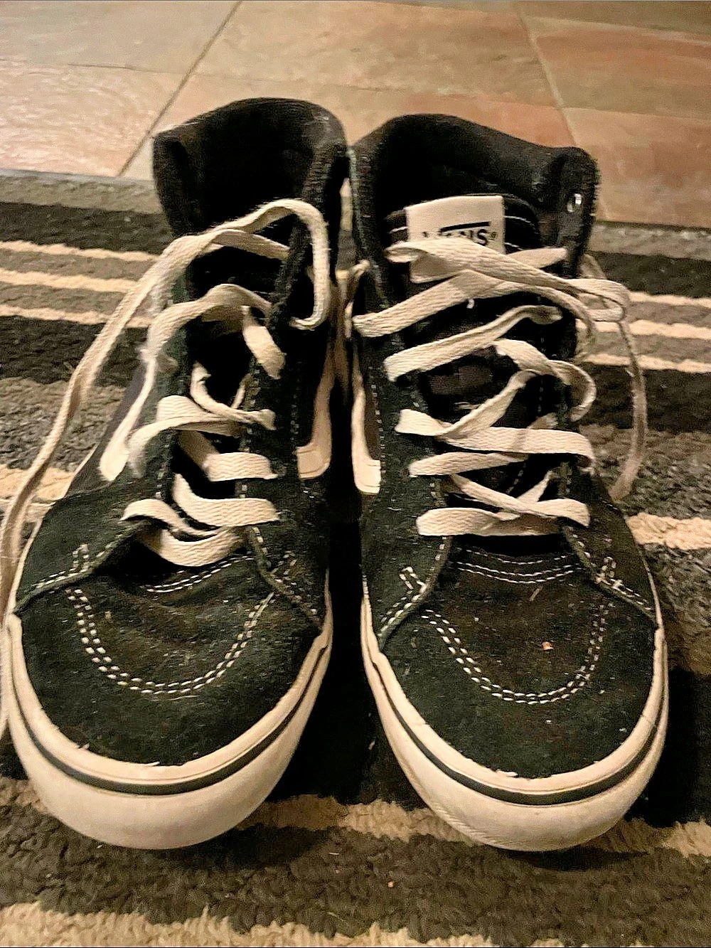 Vans Sk8-Hi Black & White Sneakers